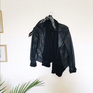 Free people leathelike jacket