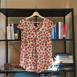 Watermelon Print Top