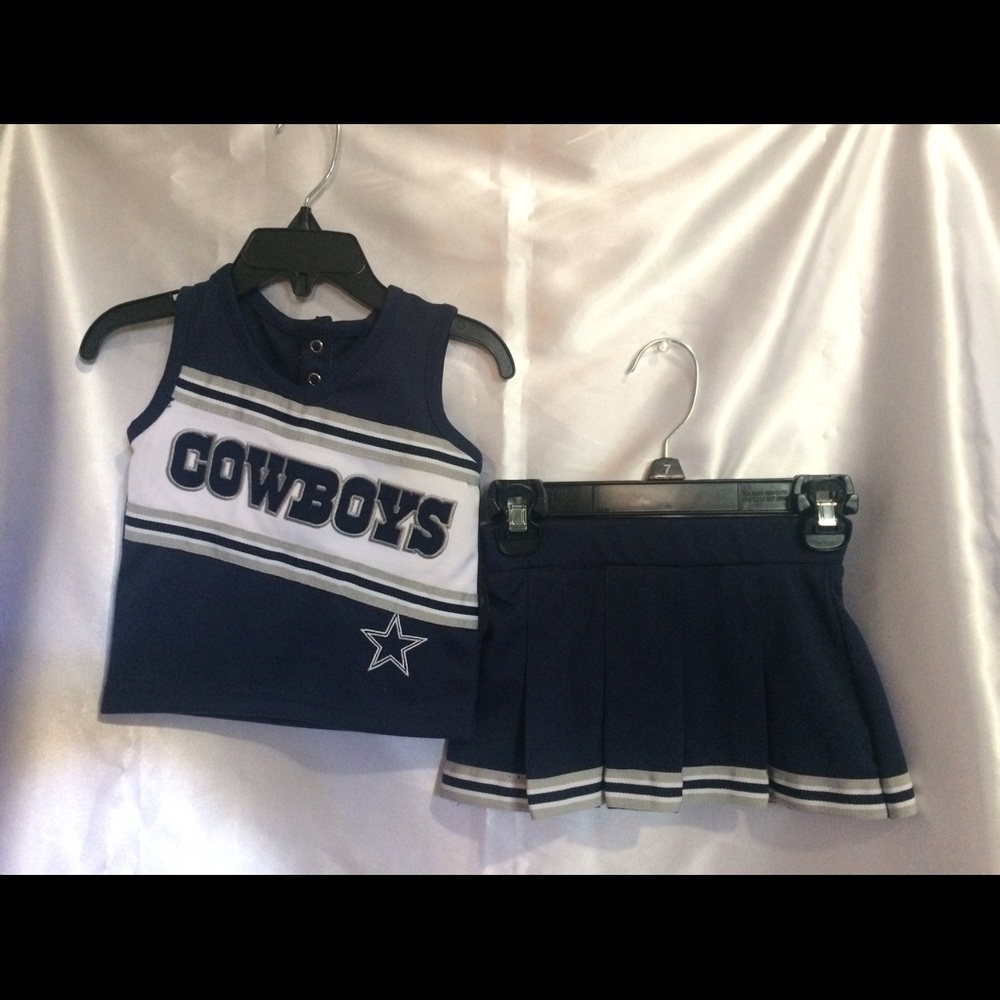 Toddler Dallas Cowboys cheerleader two piece