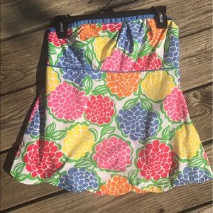Like new Lilly Pulitzer Floral Bandeau Lined Top