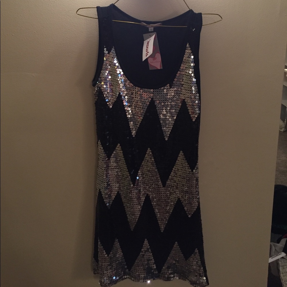 Sequin mini dress