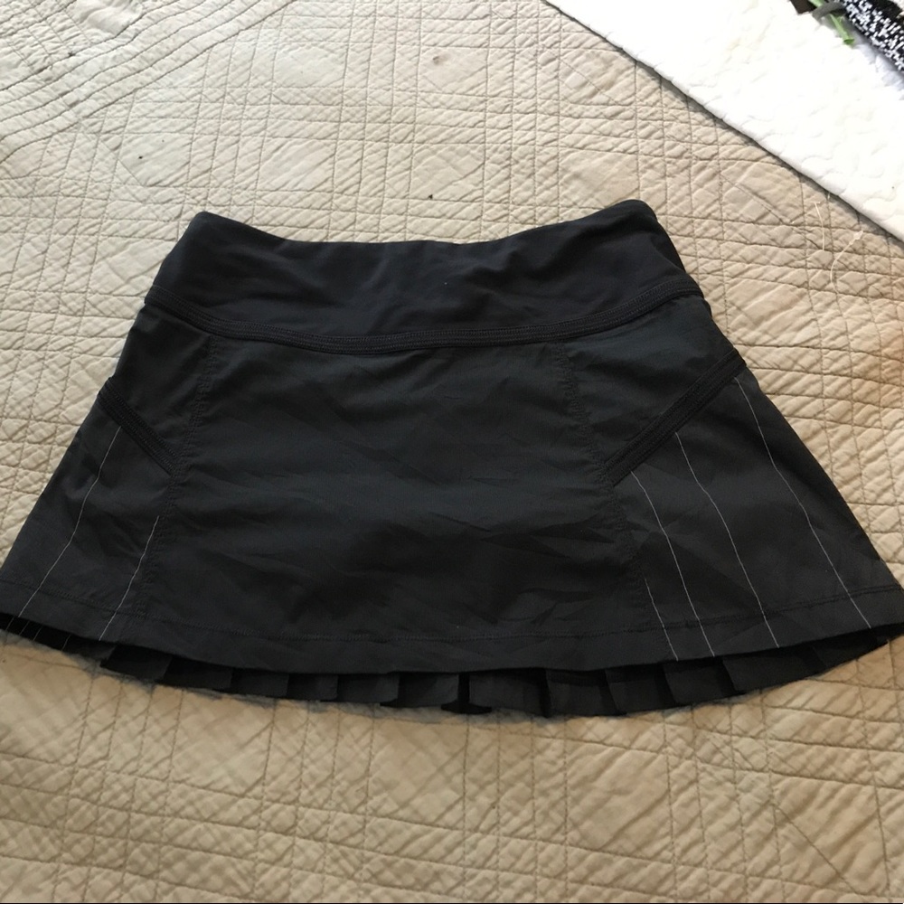 Lululemon Black XS Tennis Skirt