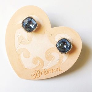 New Brighton blue Swarovski crystal earrings