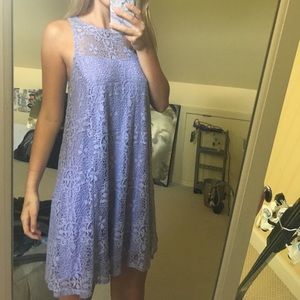 Free people purple lace dress