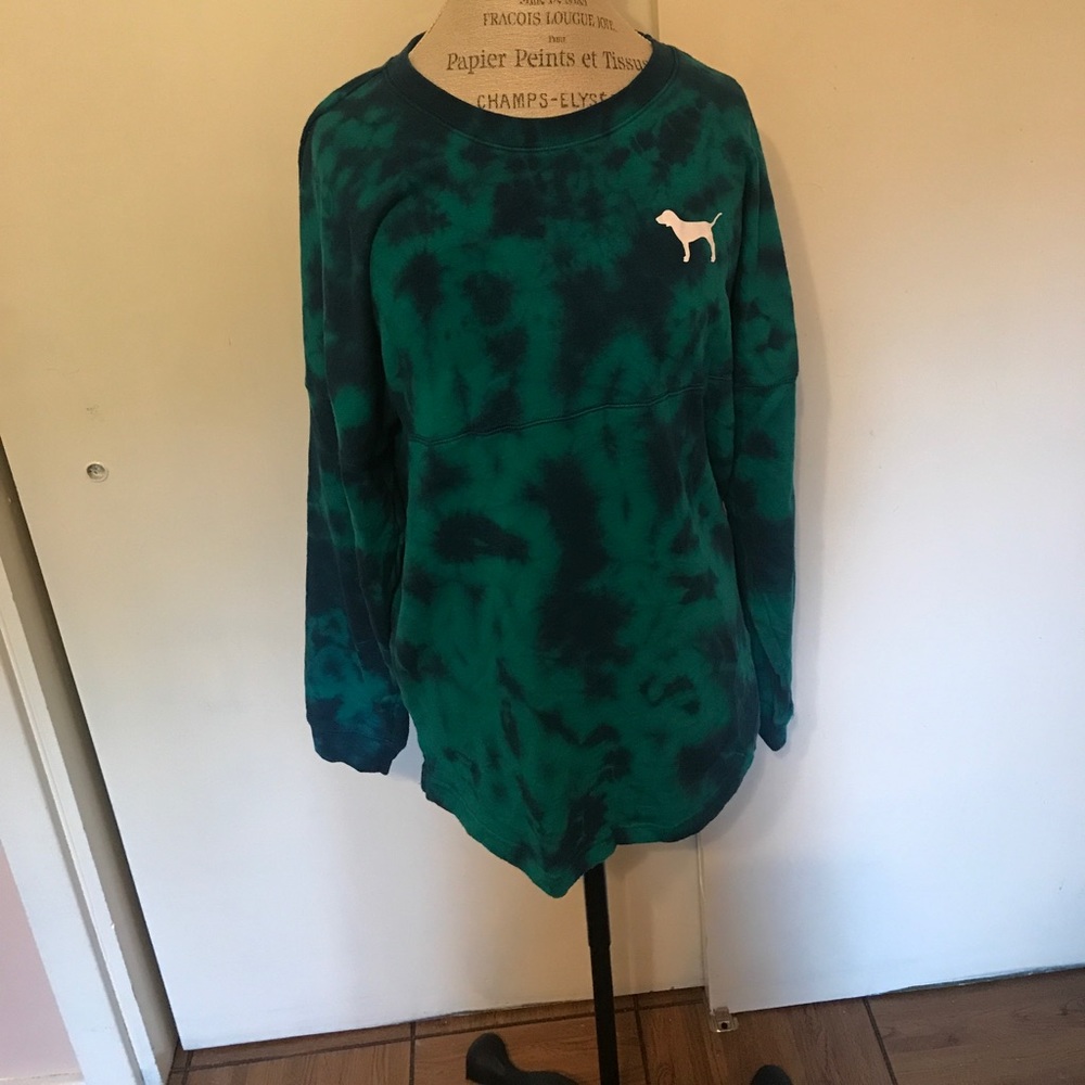 PINK tie dye sweatshirt