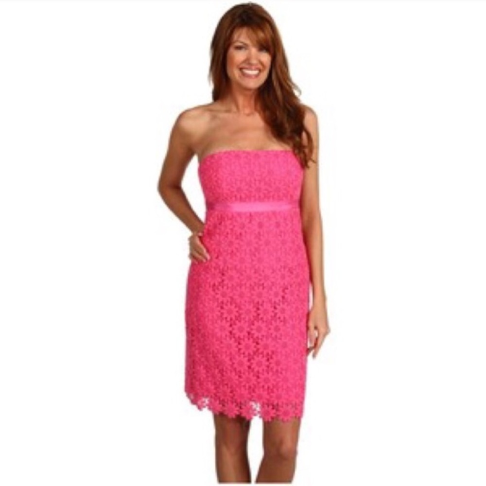 Lilly Pulitzer Pink Lace Dress