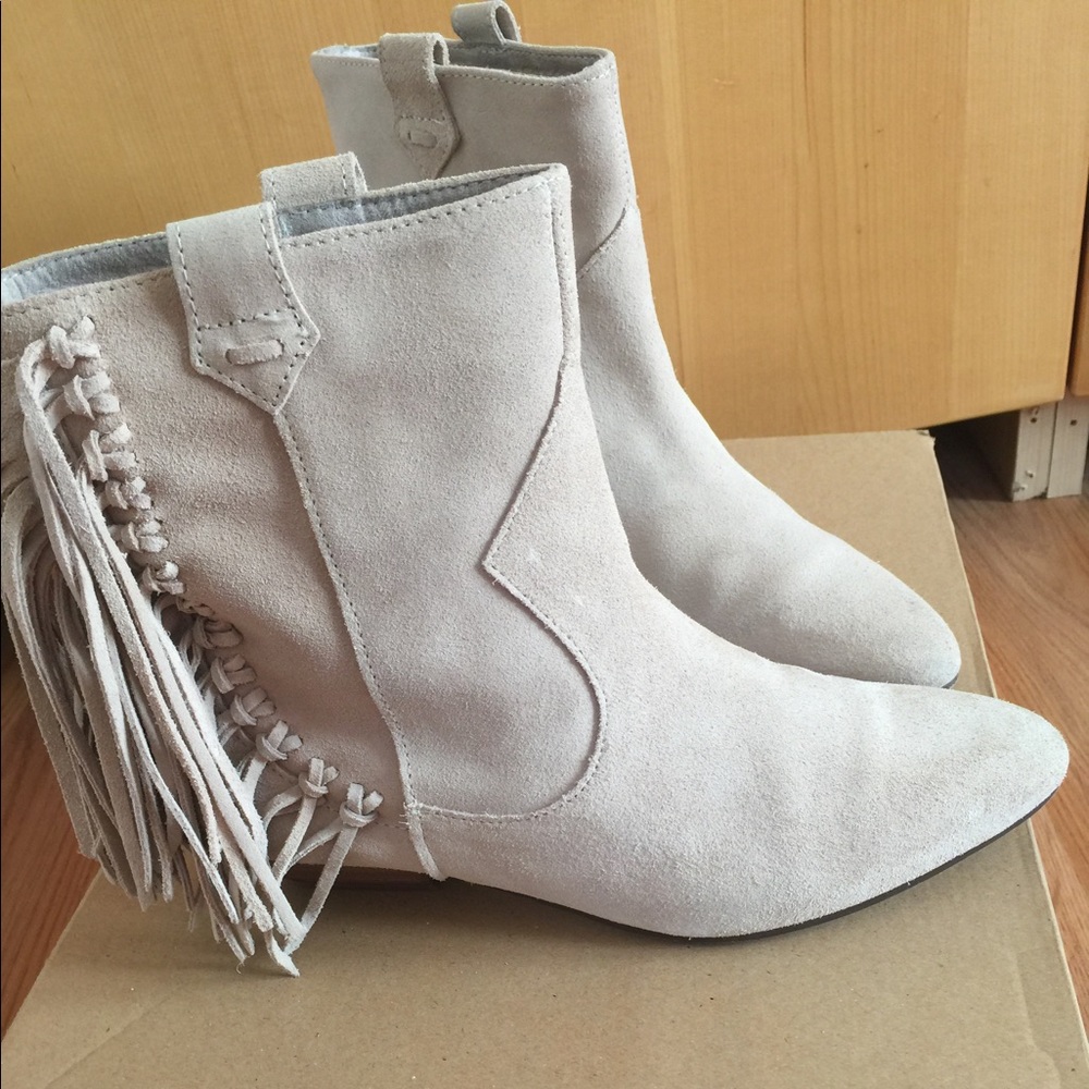 Zara Leather Cowboy Shoes