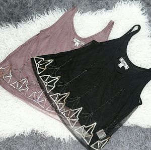 Beautiful Decree  sheer front  shirt