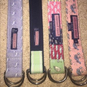💖🐟BEST DEAL BUNDLE OF 4 VINEYARD VINES BELTS🐟💖