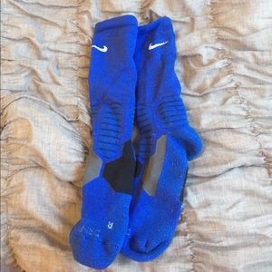 Blue and white NIKE Hyperelites