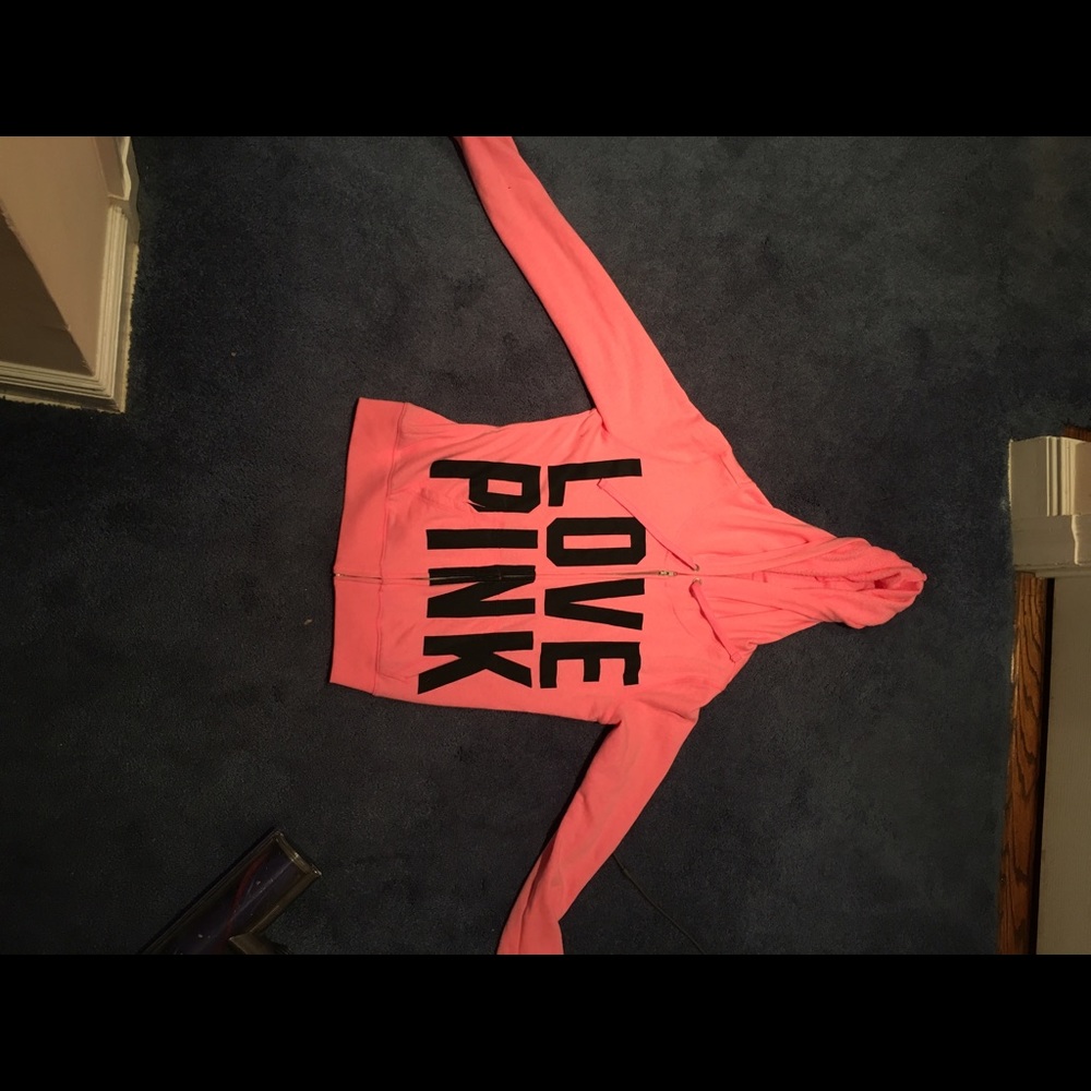 Hot pink Victoria secret PINK zip up