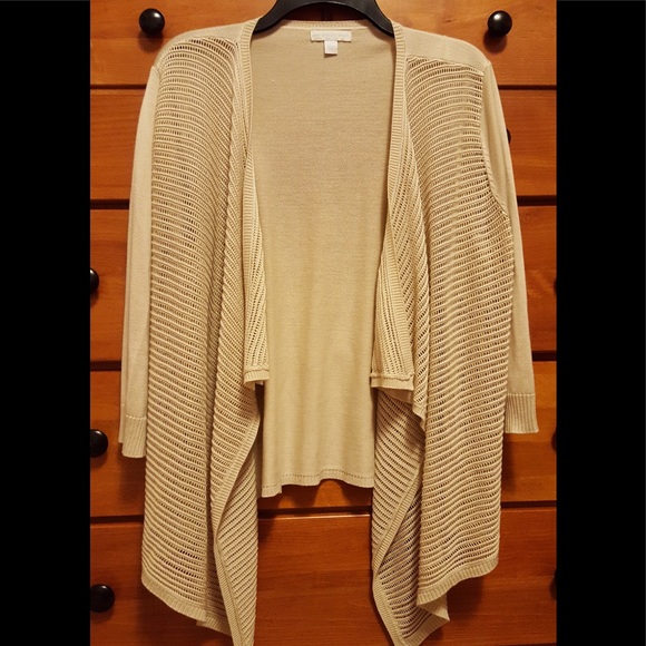 New York & Company Sweaters - Tan Flyaway Cardigan - LOWEST PRICE