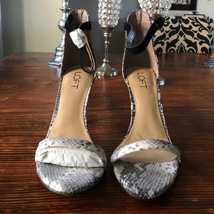 Ann Taylor Loft strappy heel. Brand new.