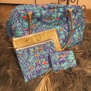 Lilly Pulitzer Travel Bag Set