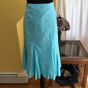 NWT Jones New York aqua skirt