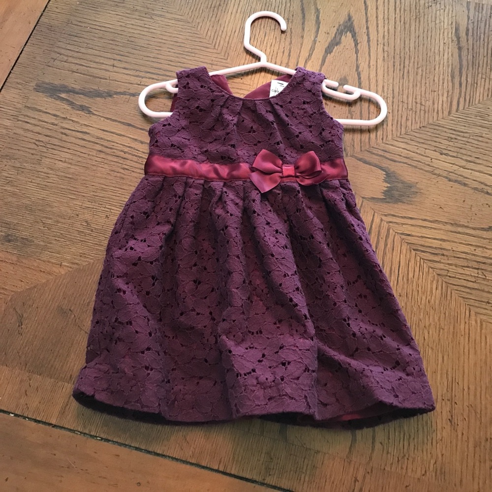 6 mo merlot dress