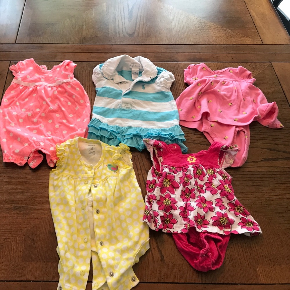 5 rompers/dresses