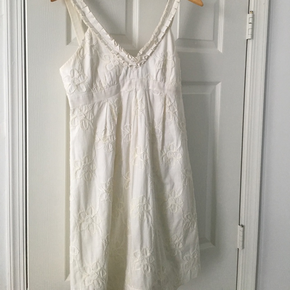 Lilly Pulitzer Floral White Dress