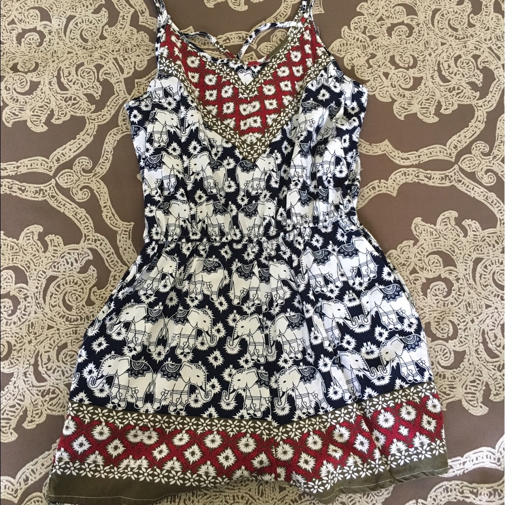 Francesca's elephant romper