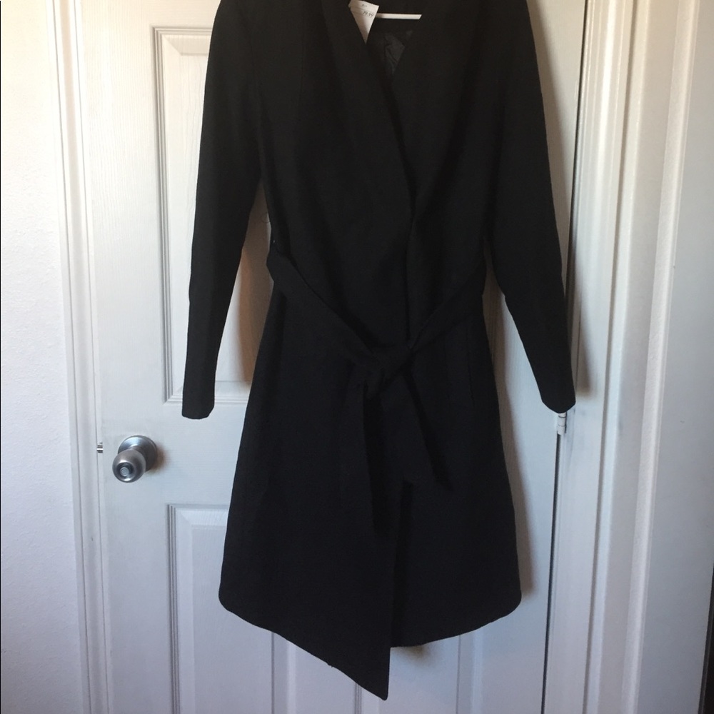 !!SOLD!!! NWT H&M Hooded Wool Coat Sz 8