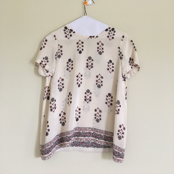 Madewell Tops - Madewell Silk Vinefloral Top