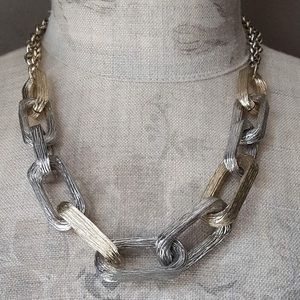 Chain Link Statement Necklace