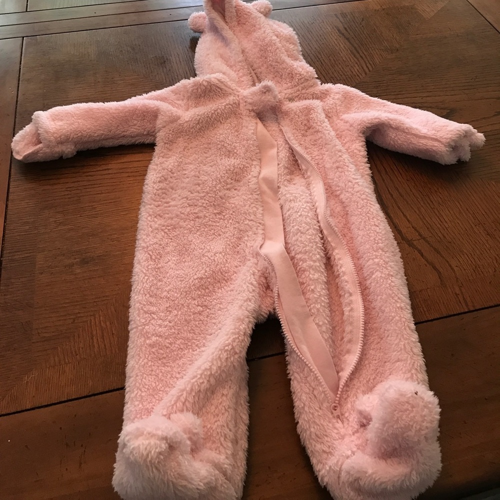 Zip fleece 6 mo snow outfit