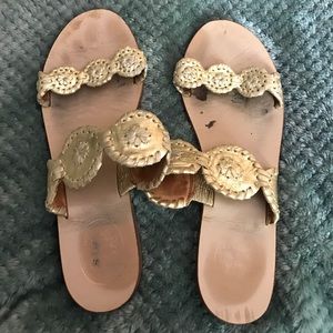 Gold Jack Rogers Lauren