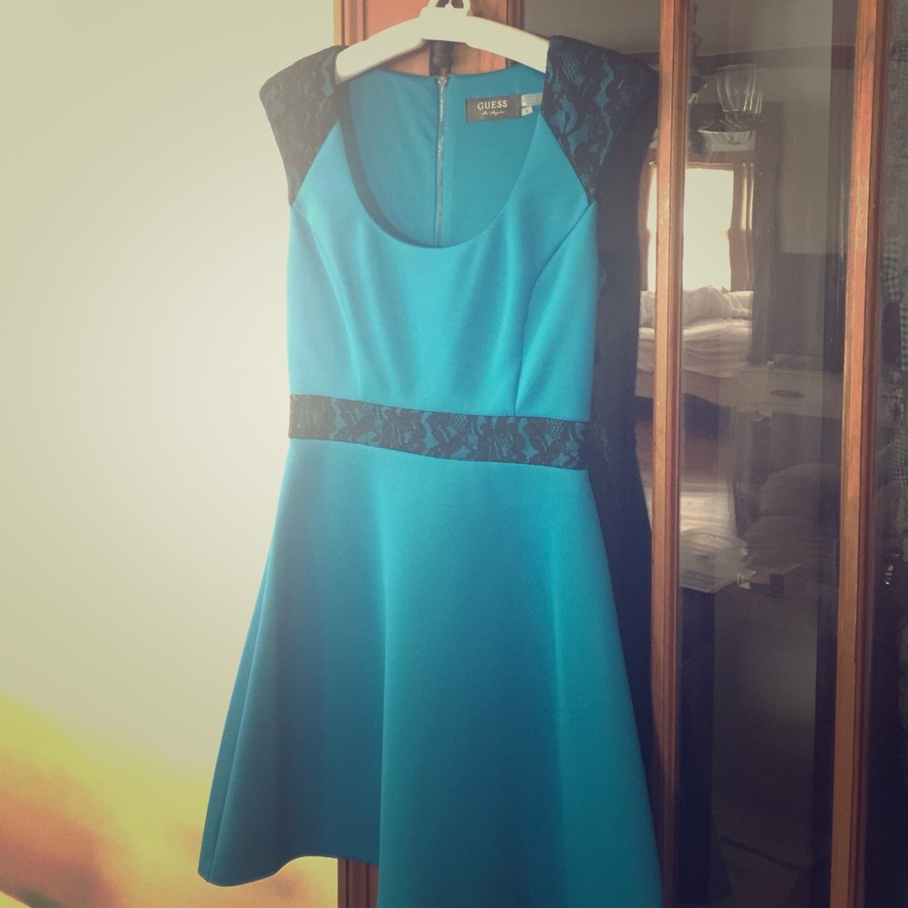 Teal with black accents || A Lined ||