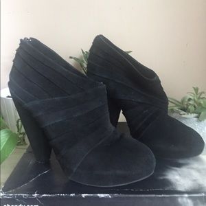 Dolce Vita Black Suede Booties