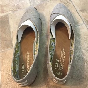 Toms Jutti Grey Chambray