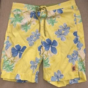 Tommy Bahama floral pattern swim trunks