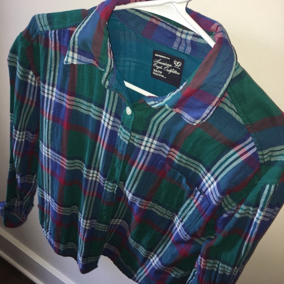 Plaid button down flannel - Picture 3 of 3