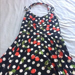 Cherry print dress