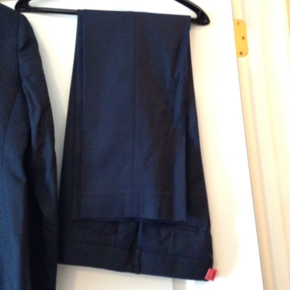 🌶🌶🌶 Navy Blue Power Suit Pant 8P (1 of 2 Pcs) - Picture 2 of 3