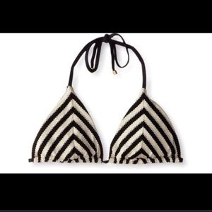 NEW never worn Vitamin A Striped Halter Swim Top