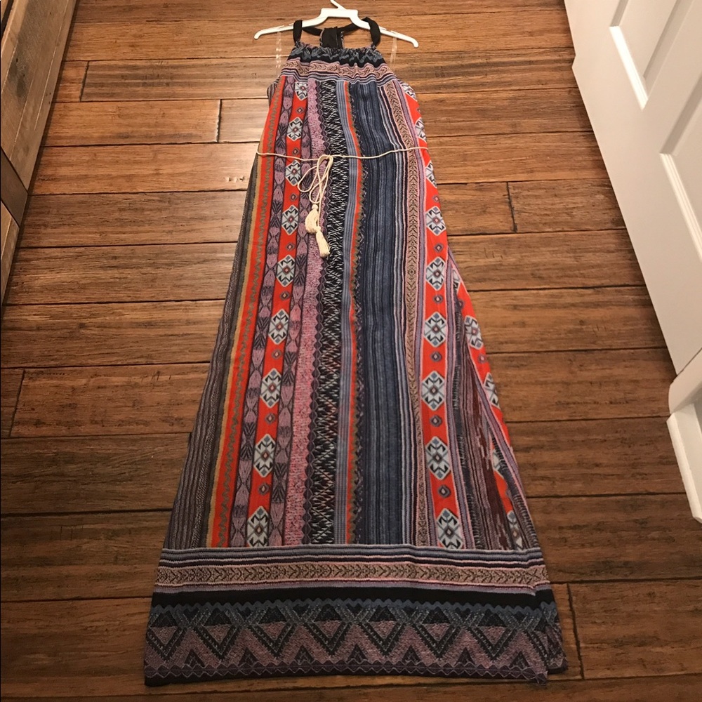 Colorful Tribal Maxi Dress - Picture 3 of 7