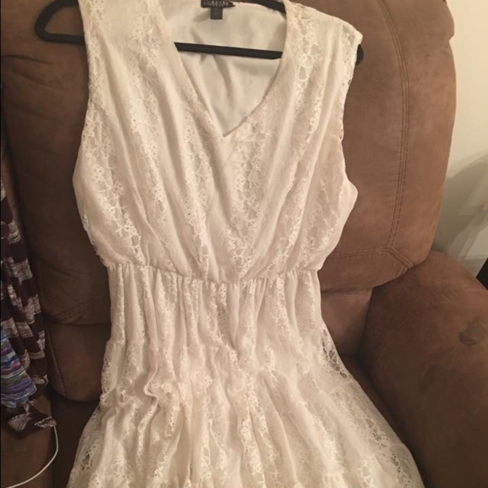White lace sundress