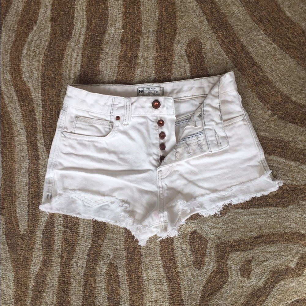 Free People Jean Shorts
