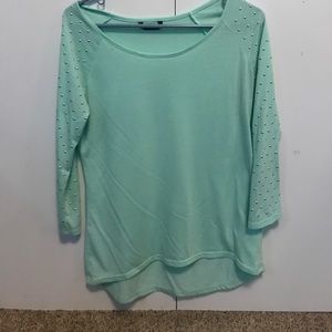 Cute mint studded top