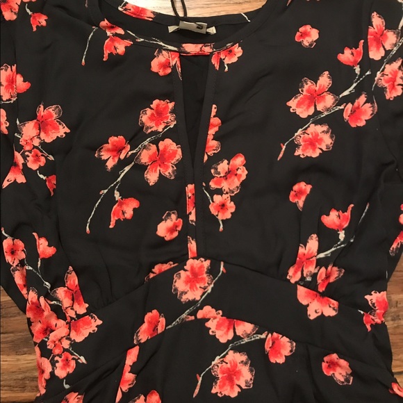 ❗️LAST ONE❗️Black Floral Midi Dress - Picture 4 of 7