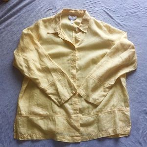 Talbots Irish Linen top