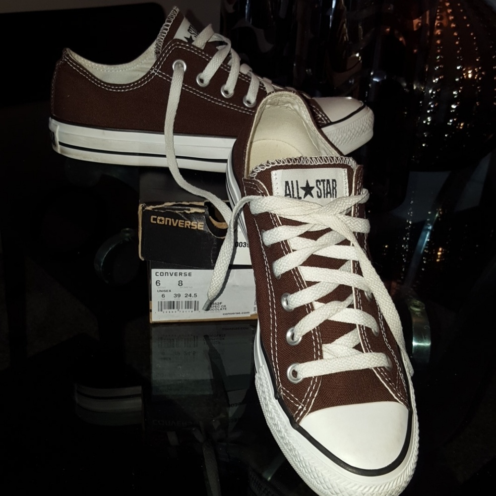 **HOLD FOR Zeezee71**  Converse brown sneakers