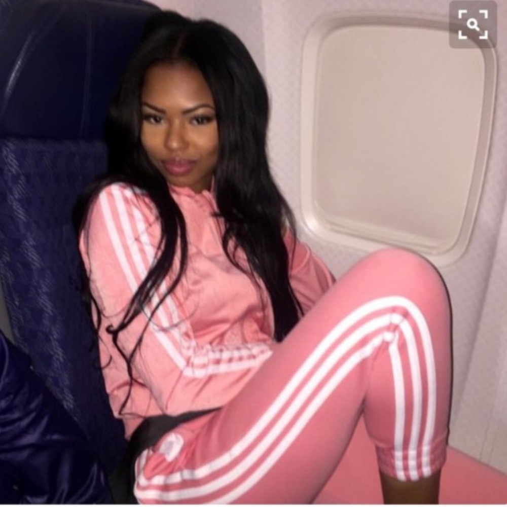 Pink track suit jacket 🎀