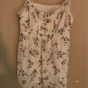 Candies lined babydoll tank