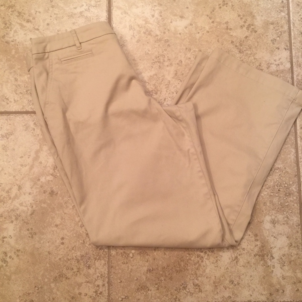 Women's khaki pants -wide leg-