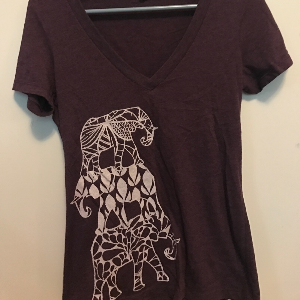 Elephant v-neck
