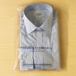 New Charles Tyrwhitt Slim-fit Sky Blue Shirt