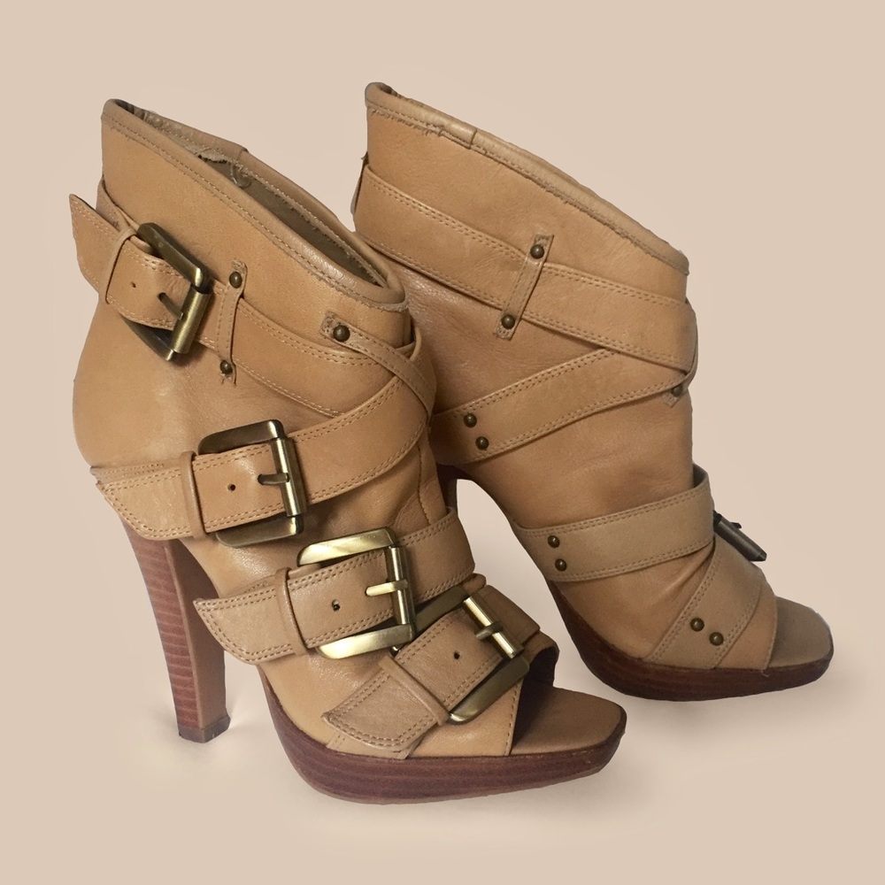 ALDO ✨ Open Toe Buckle Up Boot ✨