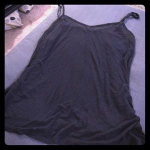 Black cami with sheer trim Lane Bryant 18/20